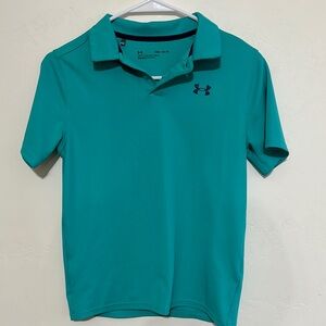 Under Armour Teal Polo Shirt size M
